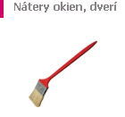 nátery okien, dverí