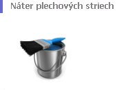 náter plechových striech